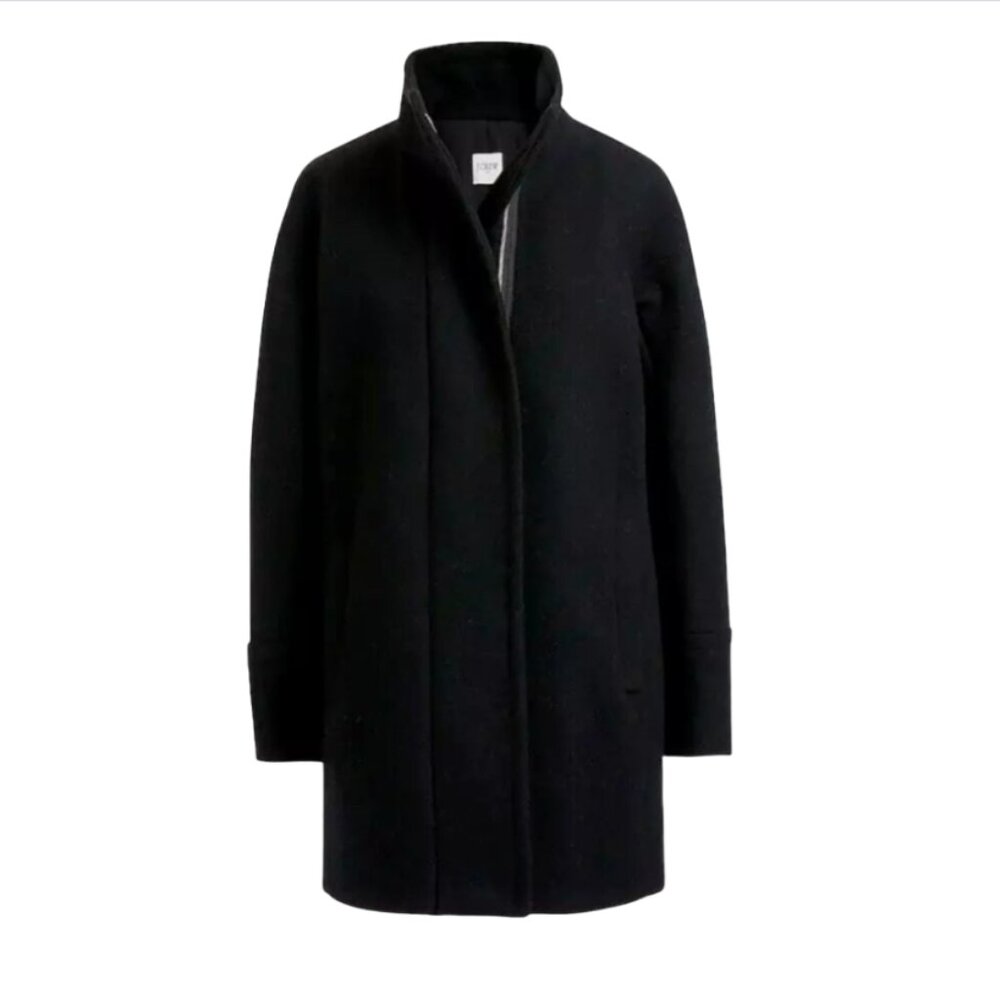 J. Crew Midnight Black Pea Coat
